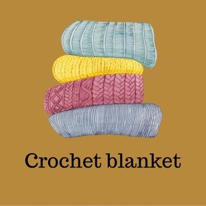 Crochet blanket.